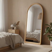 Load image into Gallery viewer, Eden Arched Full Length Mirror 190cm - Light Wood