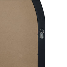 Load image into Gallery viewer, Lattice Arched Wooden Mirror 120cm - Black