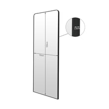 Load image into Gallery viewer, Frame Full Length Metal Wall Mirror - Black