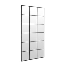 Load image into Gallery viewer, Grid Full Length Mirror - Black