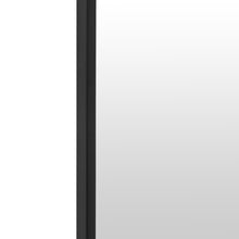 Load image into Gallery viewer, Luna Arched Metal Wall Mirror - Black