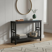 Load image into Gallery viewer, Wular Wooden Console Table - Black