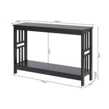 Load image into Gallery viewer, Wular Wooden Console Table - Black