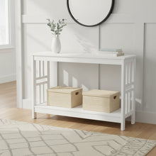 Load image into Gallery viewer, Wular Wooden Console Table - White