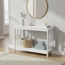 Load image into Gallery viewer, Wular Wooden Console Table - White
