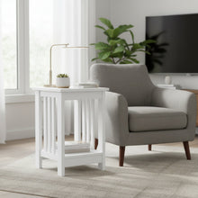 Load image into Gallery viewer, Wular Square Side Table Coffee Table - White