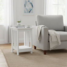 Load image into Gallery viewer, Wular Square Side Table Coffee Table - White
