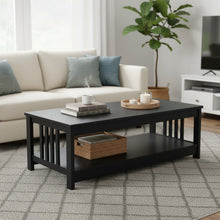 Load image into Gallery viewer, Wular Rectangle Coffee Table - Black
