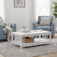 Load image into Gallery viewer, Wular Rectangle Coffee Table - White