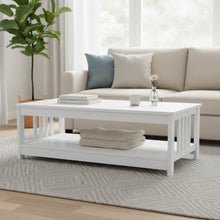 Load image into Gallery viewer, Wular Rectangle Coffee Table - White