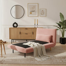 Load image into Gallery viewer, Hastings 1 Seater Fold-Out Sofa Bed - Pink