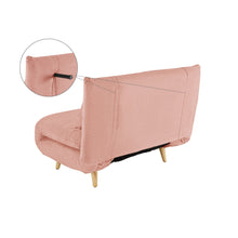 Load image into Gallery viewer, Hastings 1 Seater Fold-Out Sofa Bed - Pink