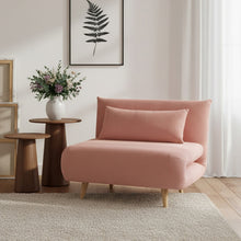 Load image into Gallery viewer, Hastings 1 Seater Fold-Out Sofa Bed - Pink
