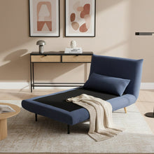Load image into Gallery viewer, Hastings 1 Seater Fold-Out Sofa Bed - Navy Blue