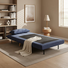 Load image into Gallery viewer, Hastings 1 Seater Fold-Out Sofa Bed - Navy Blue