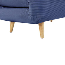 Load image into Gallery viewer, Hastings 1 Seater Fold-Out Sofa Bed - Navy Blue
