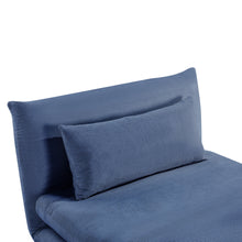 Load image into Gallery viewer, Hastings 1 Seater Fold-Out Sofa Bed - Navy Blue