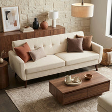 Load image into Gallery viewer, Vibe Linen 3 Seater Sofa - Beige