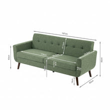 Load image into Gallery viewer, Vibe Linen 3 Seater Sofa - Green