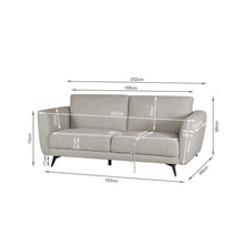 Load image into Gallery viewer, Rivel Chenille 3 Seater Sofa - Beige