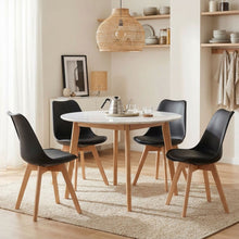 Load image into Gallery viewer, Evelyn Dining Chair Padded - Set of 4 - Black