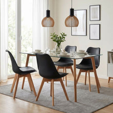 Load image into Gallery viewer, Evelyn Dining Chair Padded - Set of 4 - Black