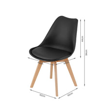 Load image into Gallery viewer, Evelyn Dining Chair Padded - Set of 4 - Black
