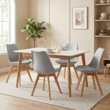Load image into Gallery viewer, Evelyn Dining Chair Padded - Set of 4 - Grey