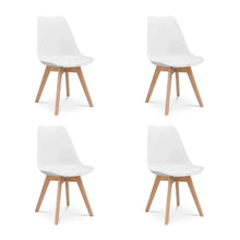 Load image into Gallery viewer, Evelyn Dining Chair Padded - Set of 4 - White (0.141m - 18.3kg)
