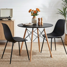 Load image into Gallery viewer, Cena Dining Table Round 80 x 75cm - Black