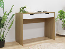 Load image into Gallery viewer, Schertz 100cm Computer Desk - Oak
