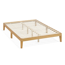 Load image into Gallery viewer, Conival Double Wooden Bed Frame - Natural Oak