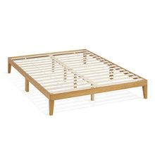 Load image into Gallery viewer, Conival Queen Wooden Bed Frame - Natural Oak