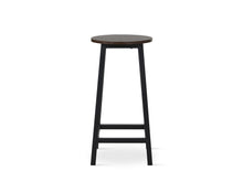 Load image into Gallery viewer, Brick Metal Bar Stool - Rustic Brown + Black