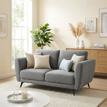 Load image into Gallery viewer, Rivel Chenille 2 Seater Sofa - Ash Grey