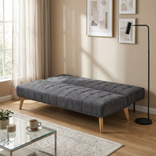 Load image into Gallery viewer, Homer 3 Seater Sofa Bed - Dark Grey
