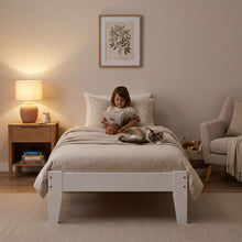Load image into Gallery viewer, Meri Single Wooden Bed Frame - White