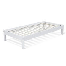Load image into Gallery viewer, Meri Single Wooden Bed Frame - White