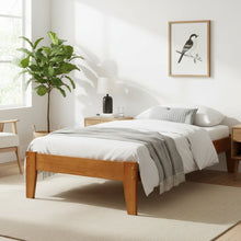 Load image into Gallery viewer, Meri Single Wooden Bed Frame - Oak