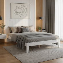 Load image into Gallery viewer, Meri Queen Wooden Bed Frame - White