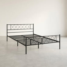 Load image into Gallery viewer, Picton Queen Metal Bed Frame - Black