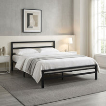 Load image into Gallery viewer, Dowe Queen Metal Bed Frame - Black