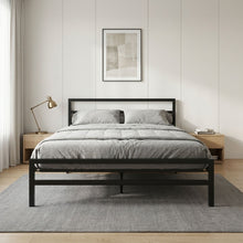 Load image into Gallery viewer, Dowe Queen Metal Bed Frame - Black