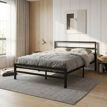 Load image into Gallery viewer, Dowe Queen Metal Bed Frame - Black