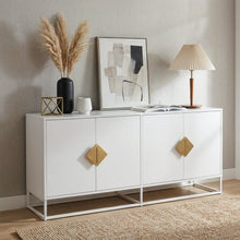 Load image into Gallery viewer, Alaska Sideboard Buffet Table - White