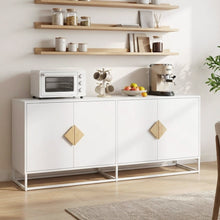 Load image into Gallery viewer, Alaska Sideboard Buffet Table - White