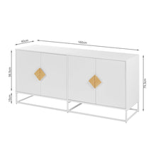 Load image into Gallery viewer, Alaska Sideboard Buffet Table - White