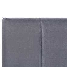 Load image into Gallery viewer, Penelope Double Gas Lift Velvet Bed Frame - Grey