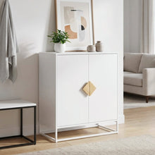 Load image into Gallery viewer, Alaska Wooden 2 Door Cabinet - White
