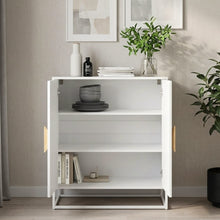 Load image into Gallery viewer, Alaska Wooden 2 Door Cabinet - White
